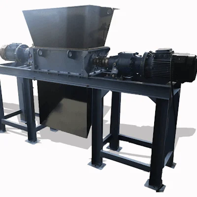 Commercial Heavy Duty Dual Shaft Industrial Shredder Machine